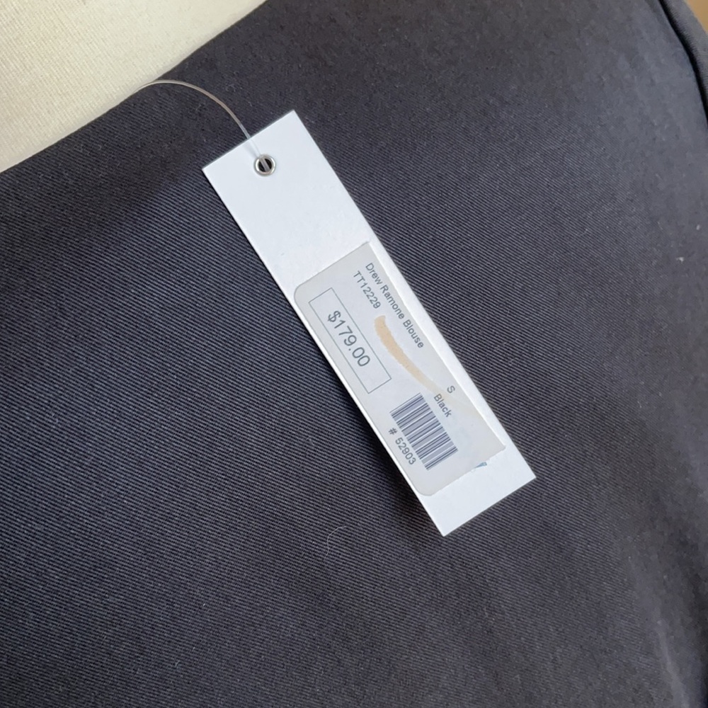 Drew Ramon Black Blouse Xsmall - Picture 5 of 5